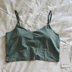 Lululemon Align Green Cropped Cami Tank